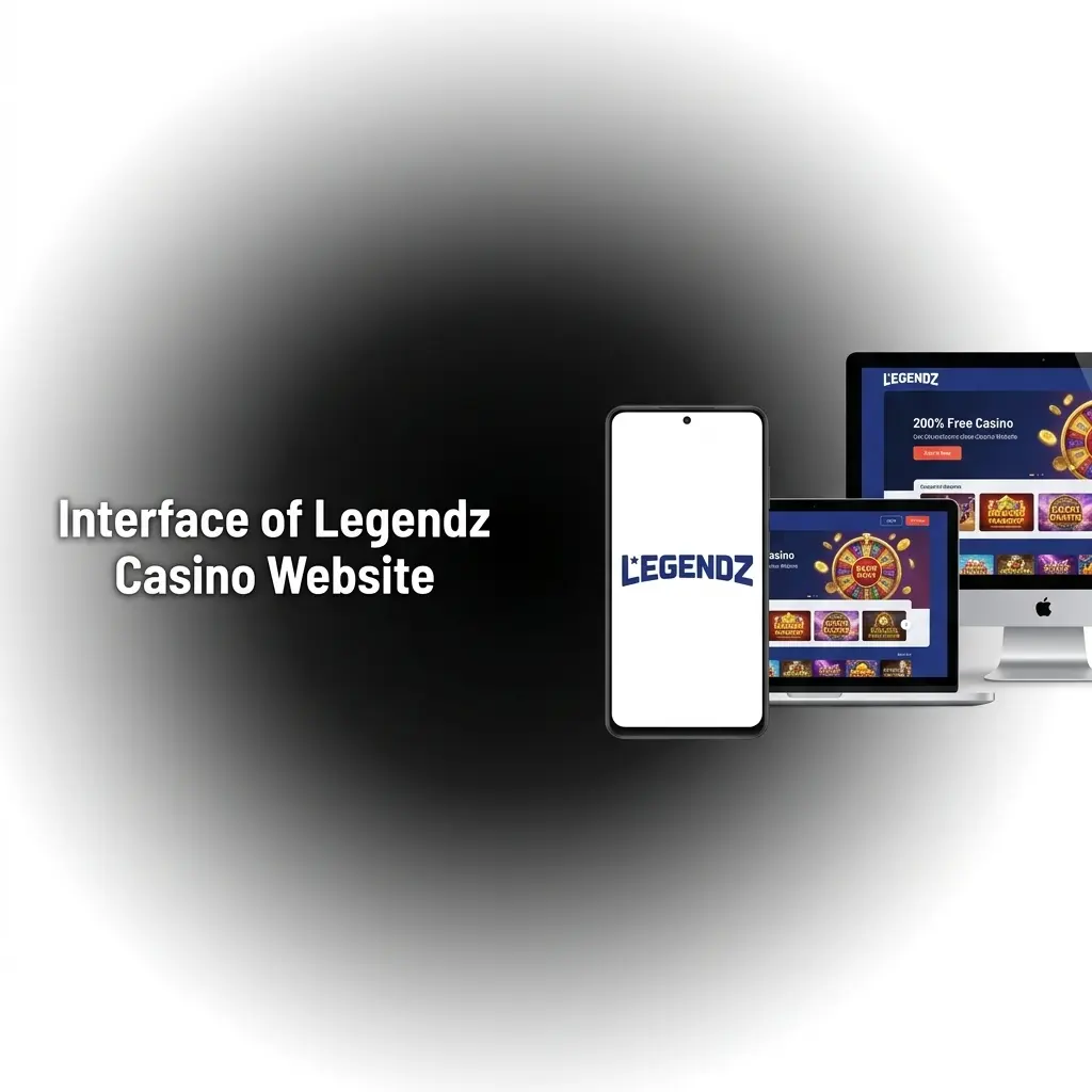 Dark-themed Legendz Casino website interface showing top navigation bar with Sports, Casino, Live Casino, eSports, and Promotions tabs