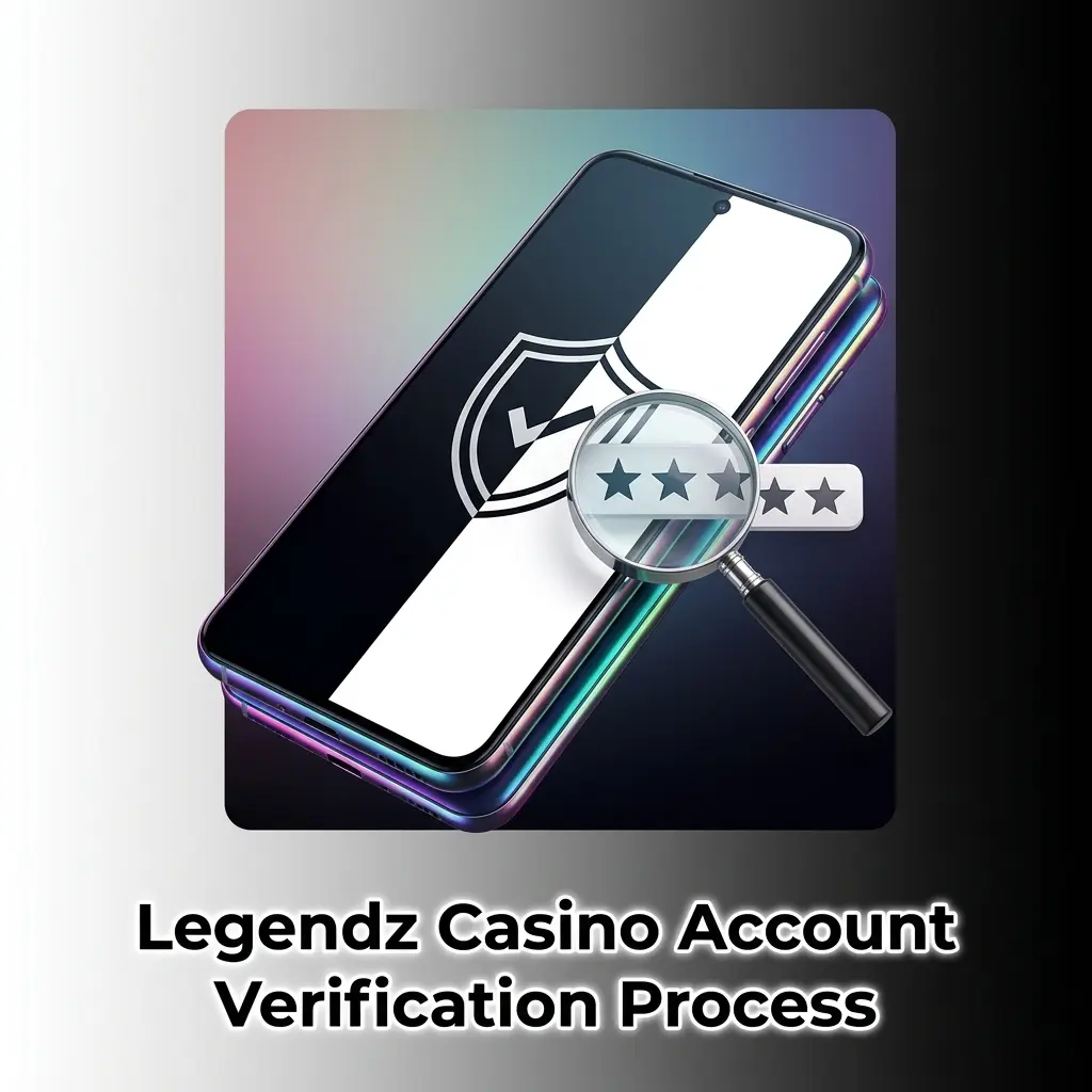 Legendz Casino KYC verification process showing required documents including ID, proof of address, and payment method steps