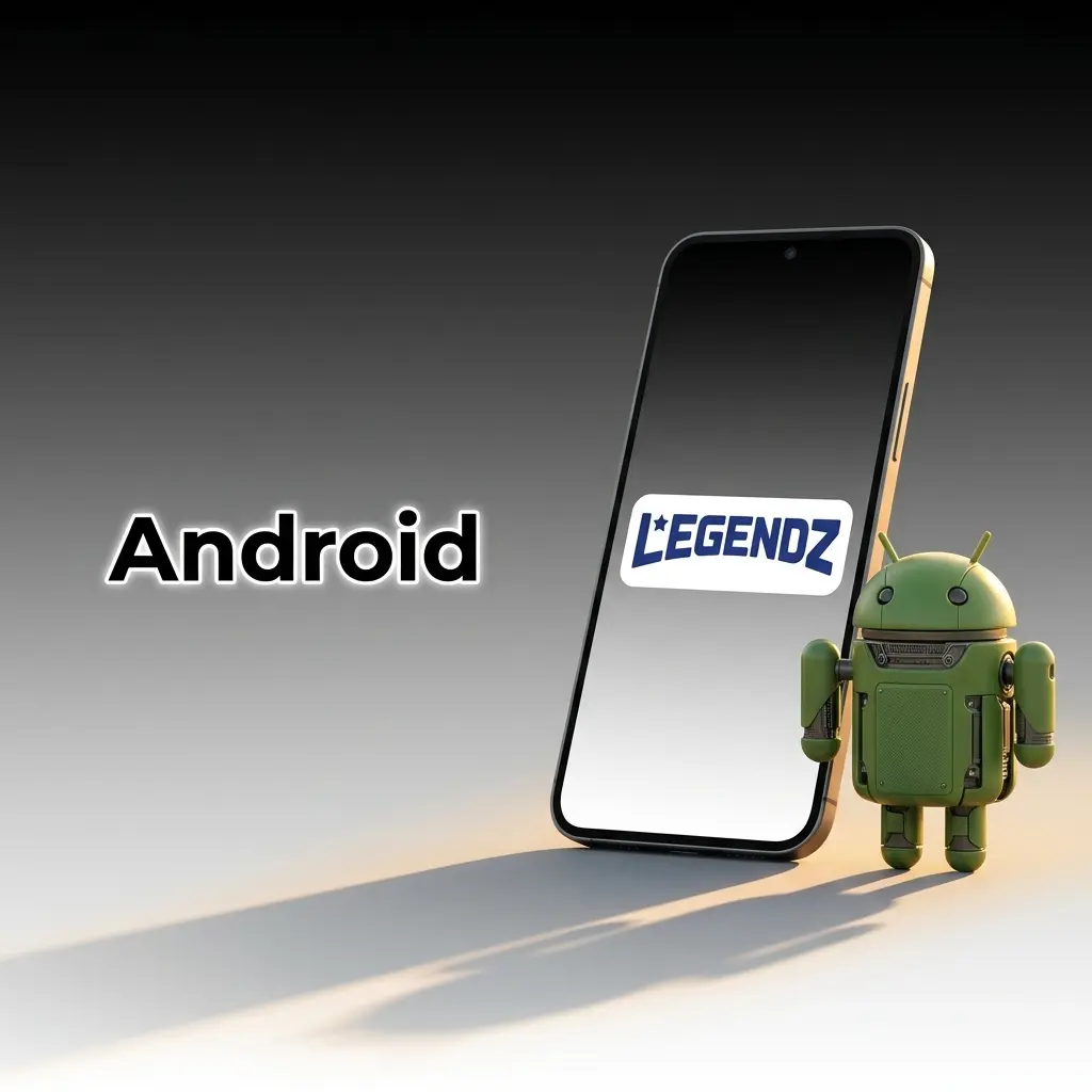 Legendz Casino Android APK download steps showing installation process for mobile app on Android 6.0 or higher