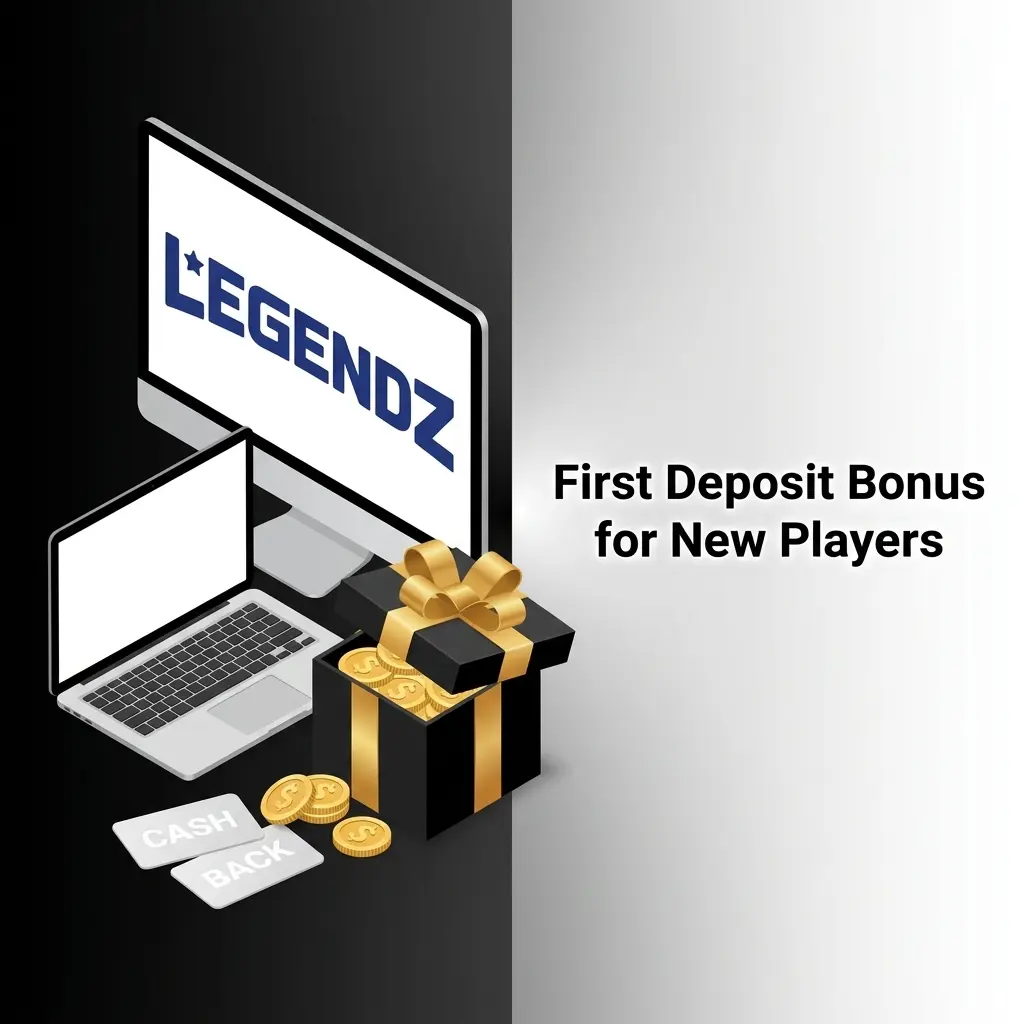 Legendz Casino first deposit bonus offering 100% match up to 1000 USD for new US players