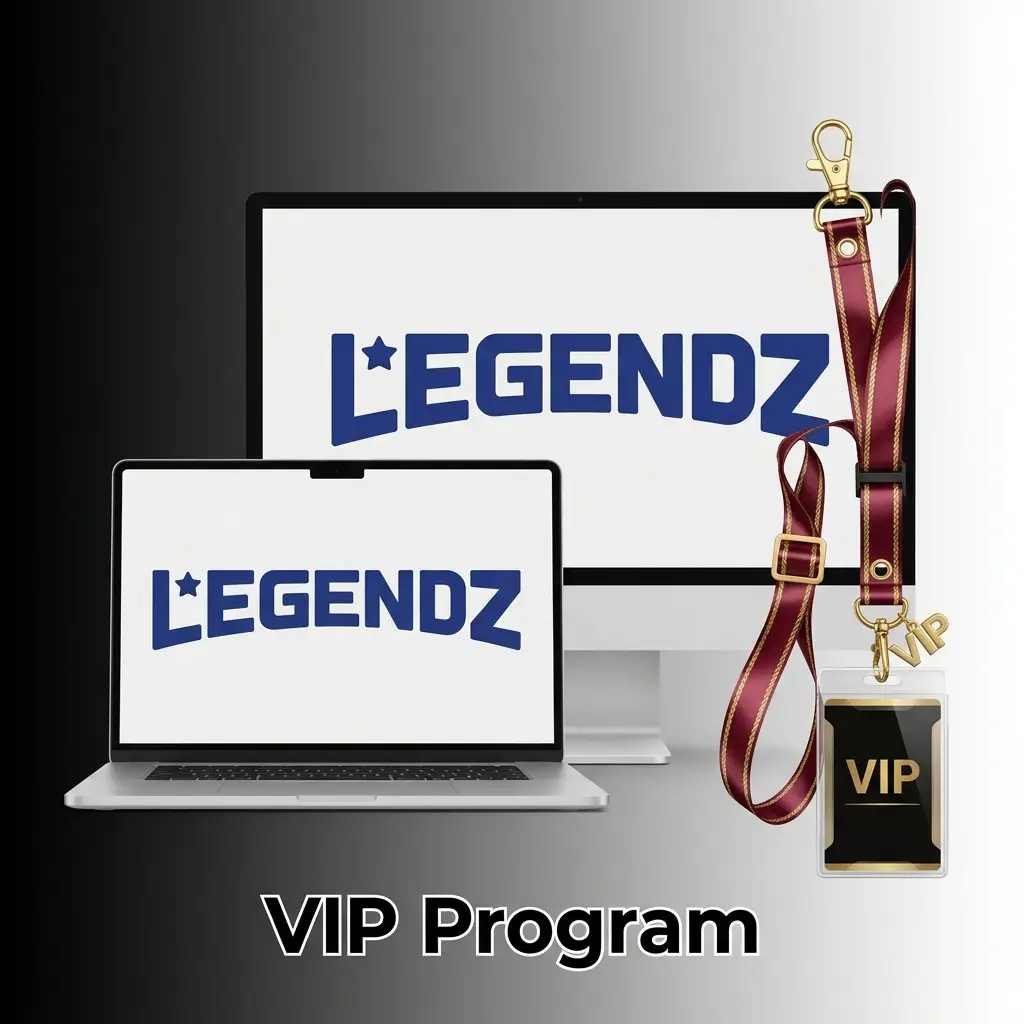 Legendz Casino tiered VIP program offering cashback, higher withdrawal limits, dedicated account manager and exclusive bonuses
