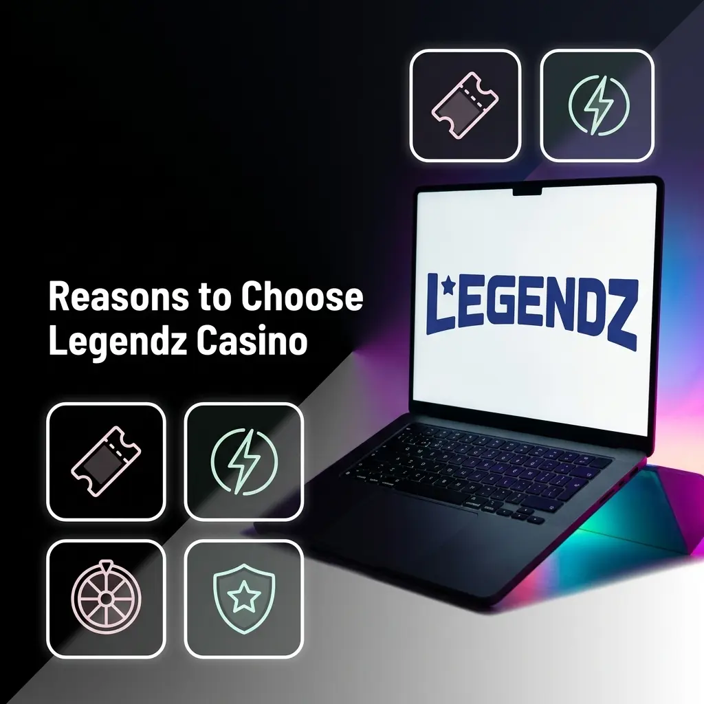 Legendz Casino features crypto payments, 1000 USD bonus, Curaçao license, sportsbook, and mobile apps for US players