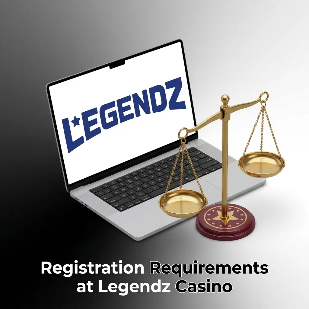 Legendz Casino registration requirements showing age verification, ID rules, and eligibility criteria for US players